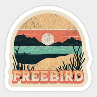 FREEBIRD PARADISE BAND Sticker